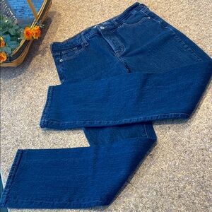 Old Navy Kicker Boot Cut High Rise Blue Jeans Secret Slim Pockets 4 Button Fly